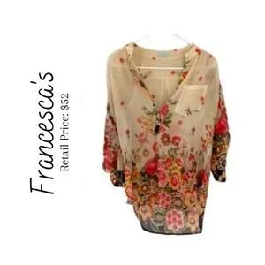 Jun & Ivy Spring Floral Blouse